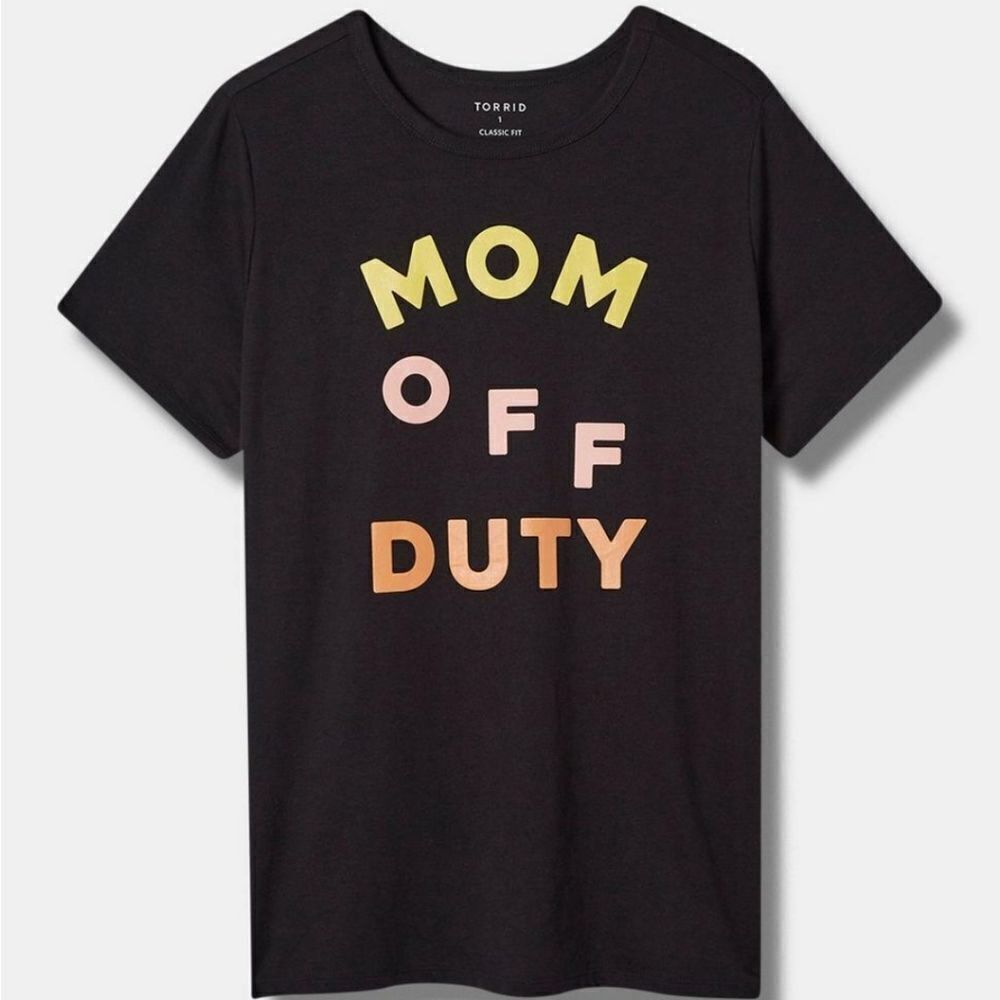 Torrid Mom Off Duty Everyday Signature Jersey Crew Neck